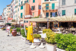 View of Portovenere promenade, Portovenere, La Spezia district, Liguria, Italy View of Portovenere promenade, Portovenere, La Spezia district, Liguria, Italy